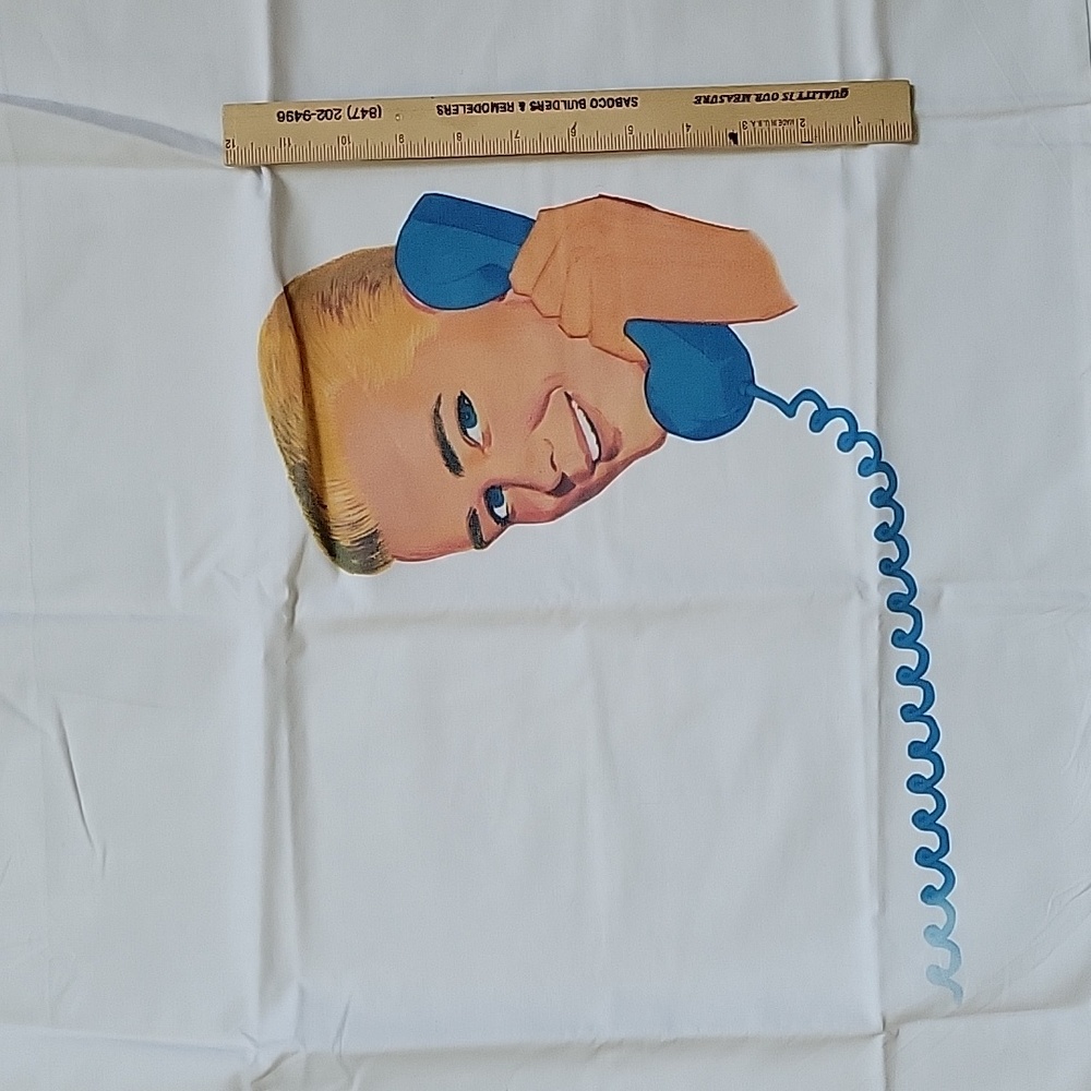 Funky Retro Style His and Hers king size pillowcase set - Picture 5 of 8